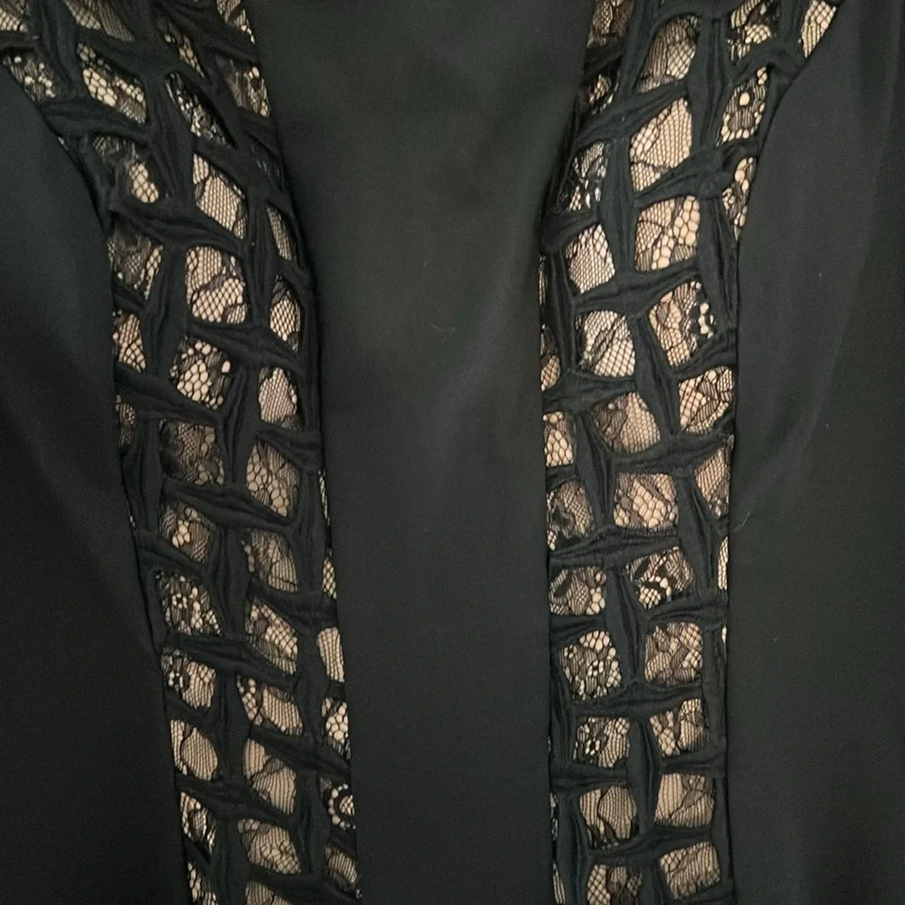 Jovani Prom 39367 Black/Nude Size 14 - Picture 4 of 7